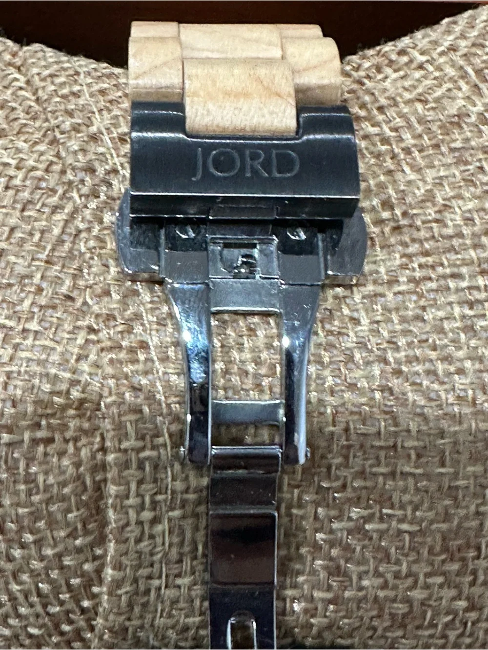 JORD Men's Natural Wood Watch - Light Beige